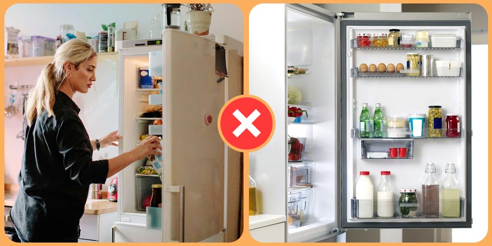 أطعمة لا تضعيها في باب الثلاجة