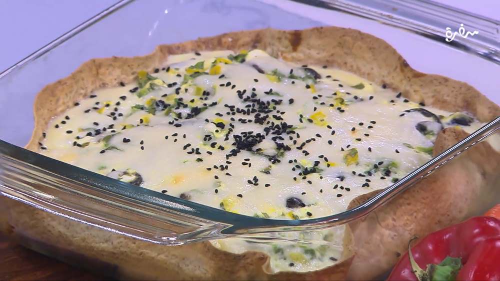 تورتيلا البيض في الفرن