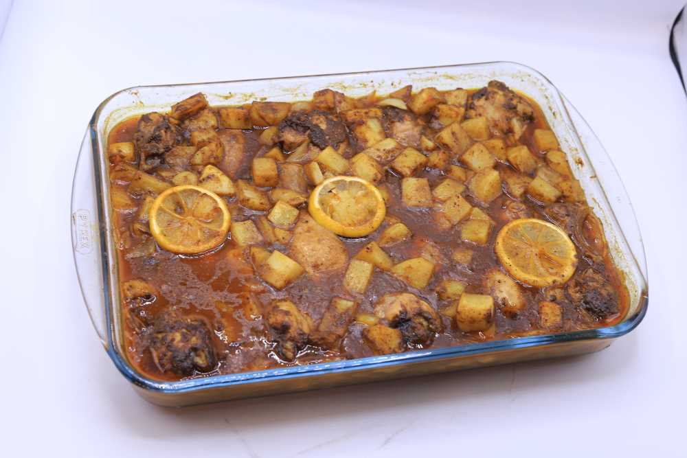 دبابيس دجاج متبلة