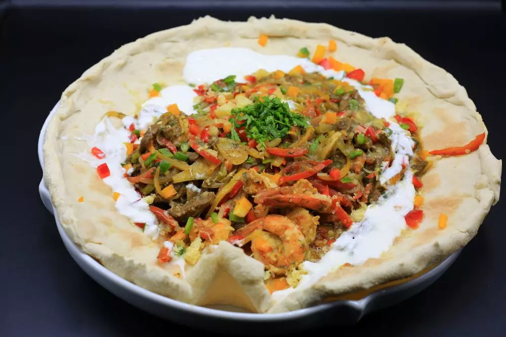 فاهيتا ميكسيكي لحمة بالجمبري