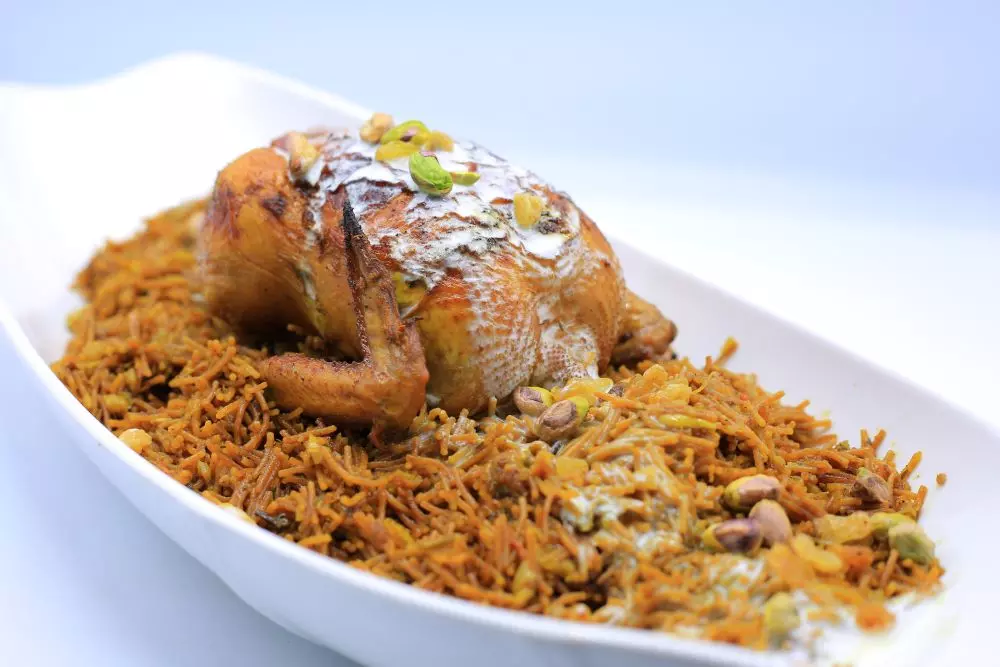 مندي الدجاج بالشعرية