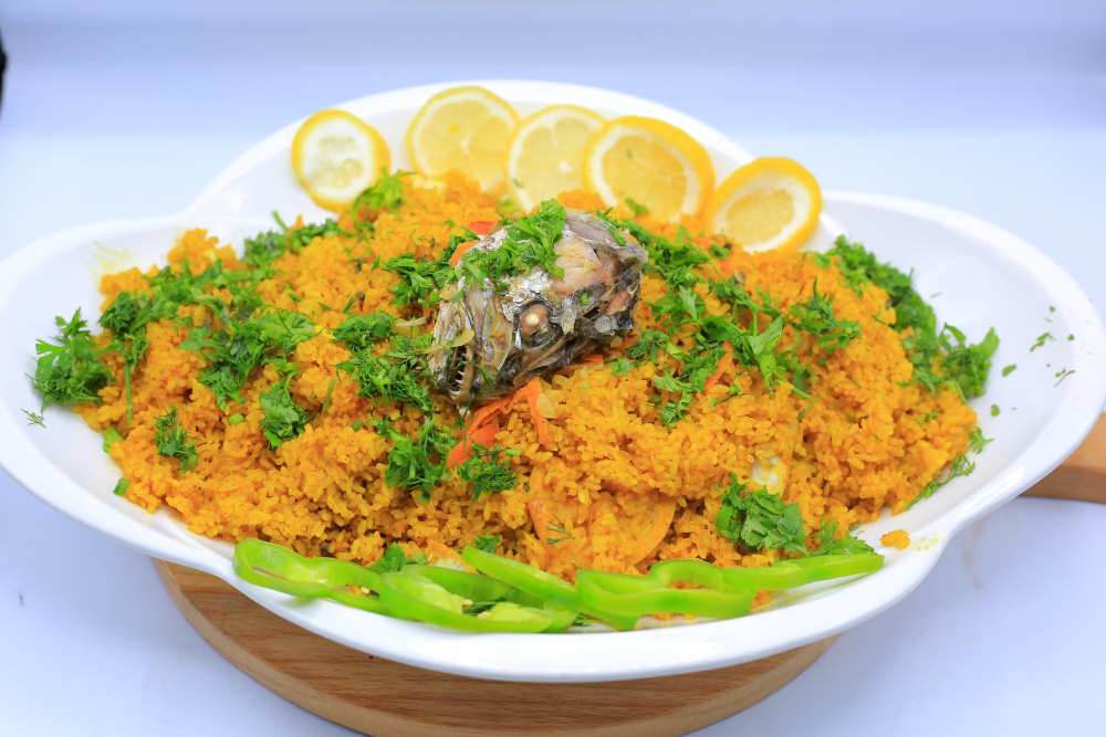 أرز بالسمك