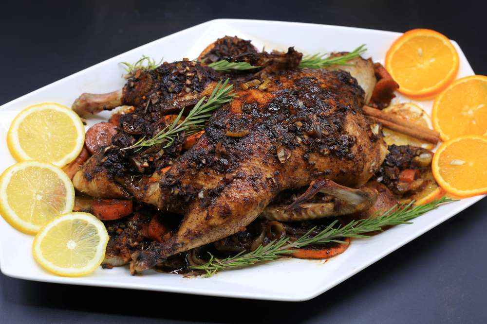 بط بالبرتقال بطريقة ساندرا