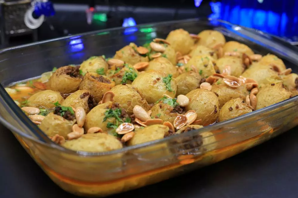 بطاطس بالليمون والكزبرة