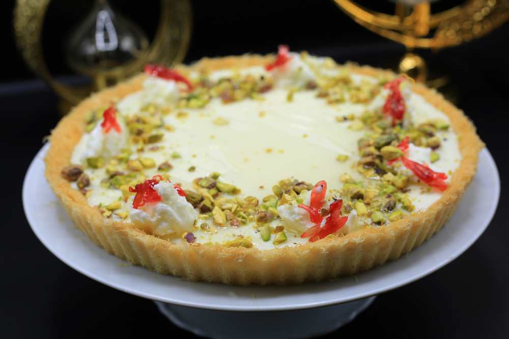 تارت الكنافة بالمهلبية