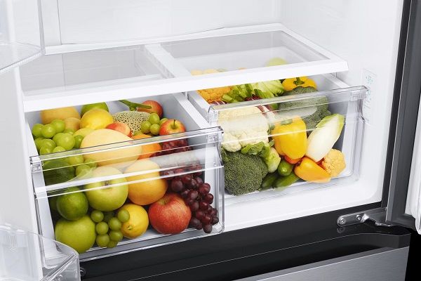 الأدراج السفلية في الثلاجة