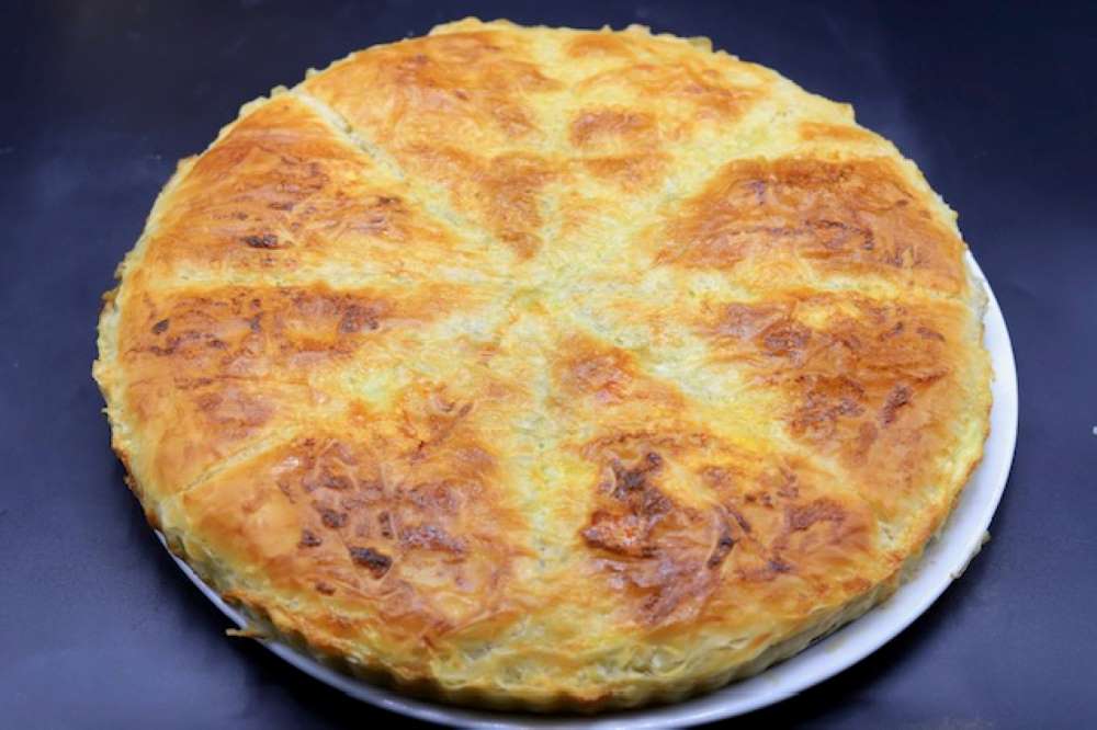 جلاش بالدجاج والسبانخ