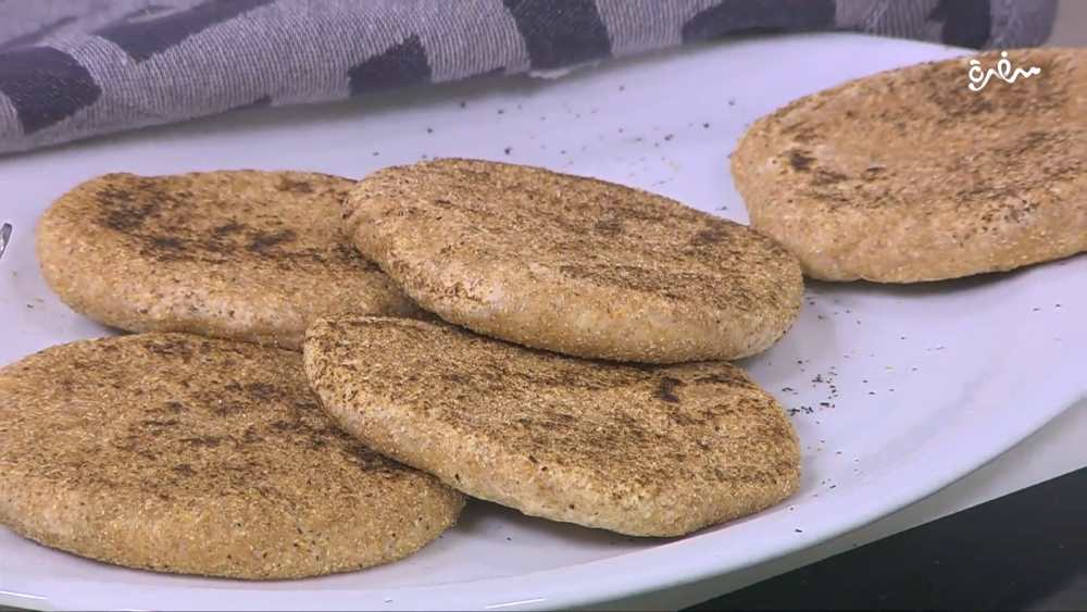 خبز بلدي بالردة في الطاسة