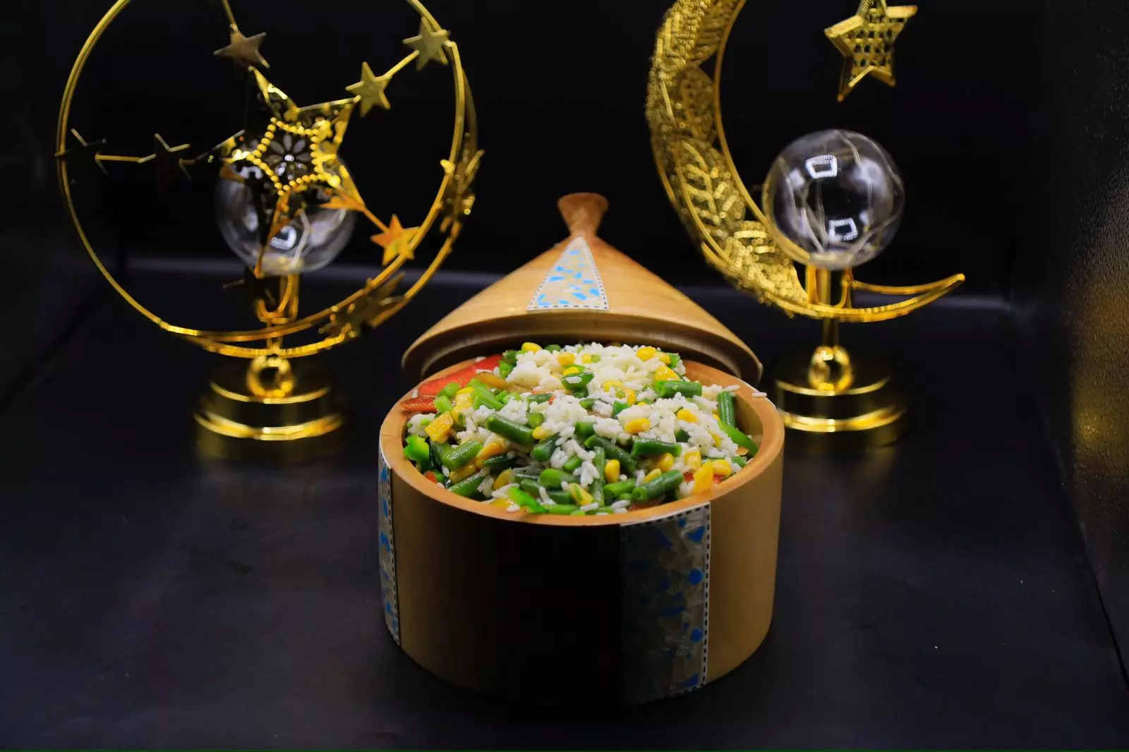 سلطة أرز بسمتي