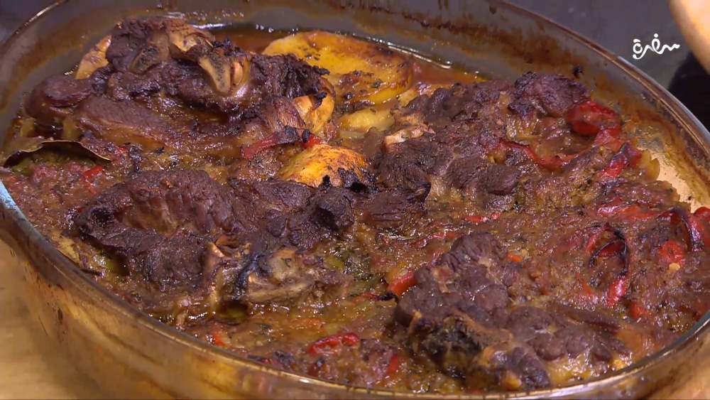 صينية بطاطس بالرقبة الضاني