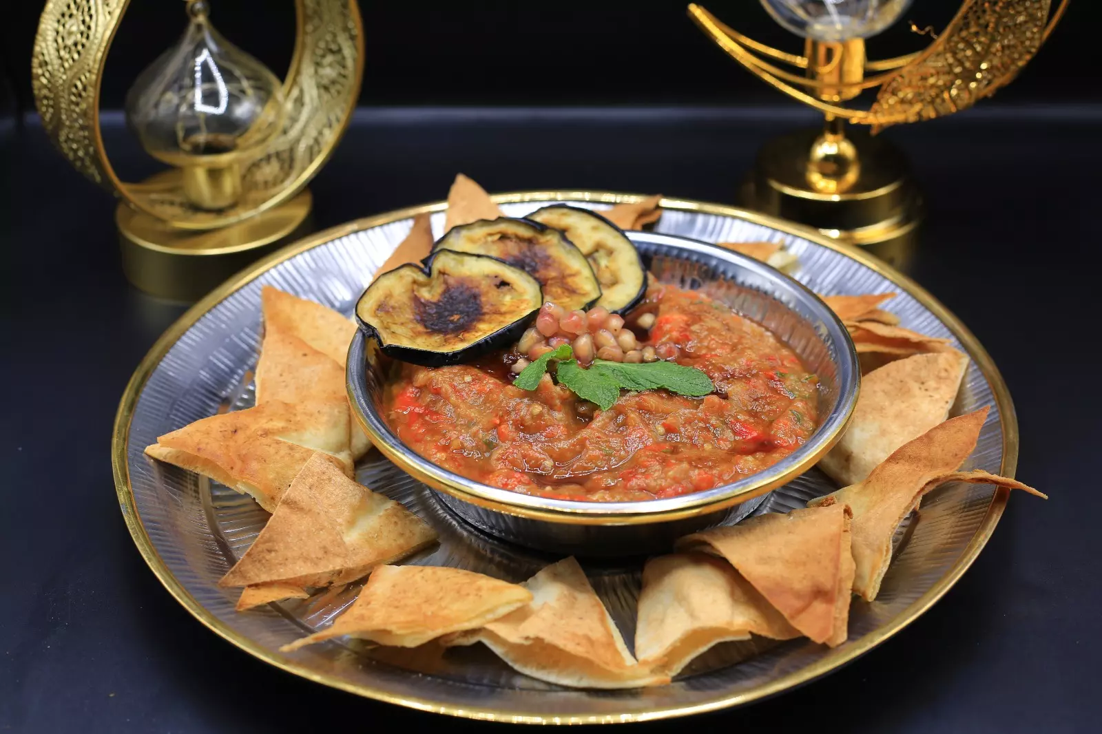 غموس باذنجان بالفلفل