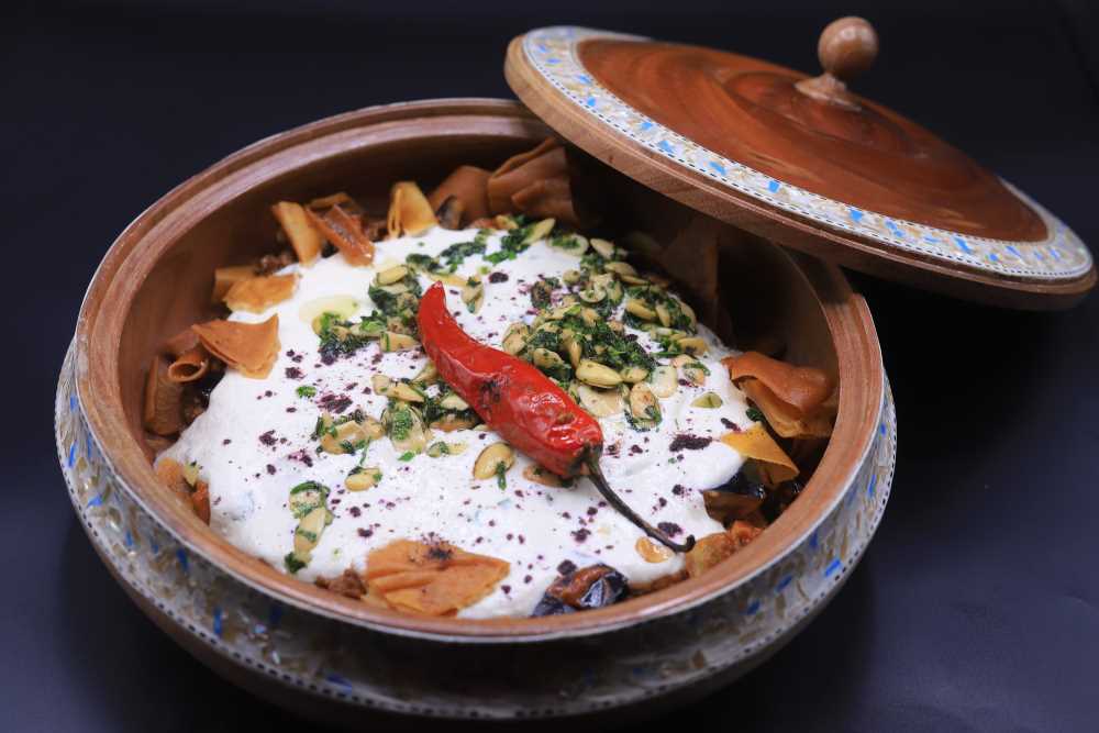 فتة باذنجان