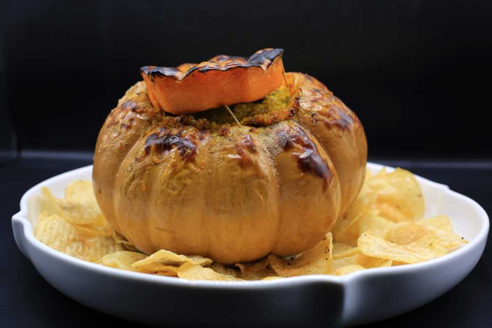 قرع محشي بالأرز واللحم