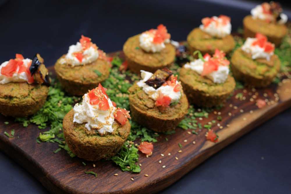 كب كيك الفلافل