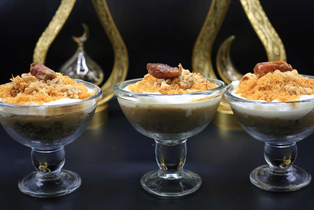 كنافة التمر بالمهلبية