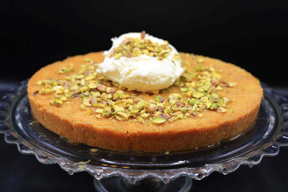 كنافة بالقشطة