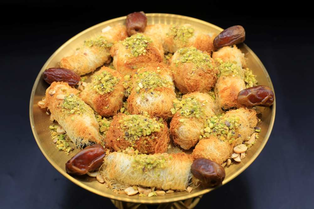 كنافة سوارية بحشوات مختلفة