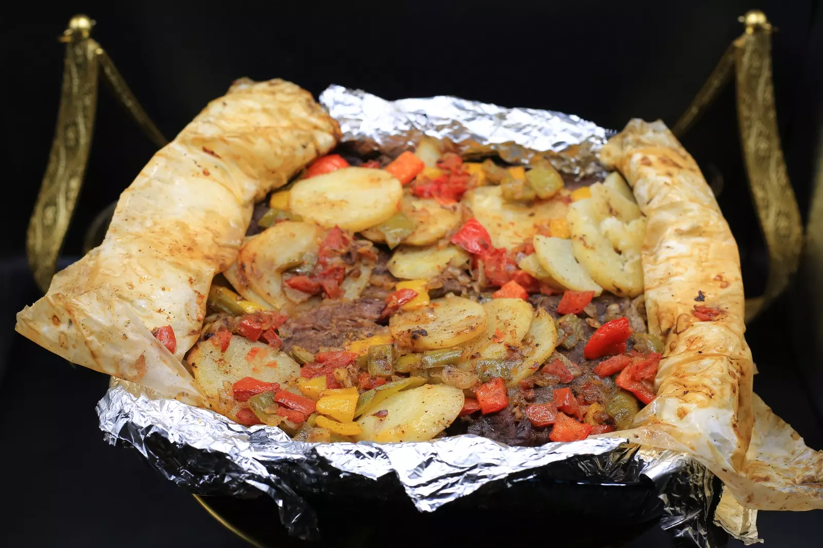 ورقة لحمة توتا