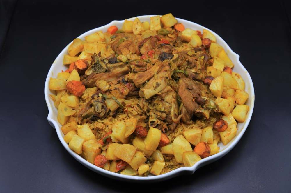 ورك الديك الرومي بالليمون المعصفر