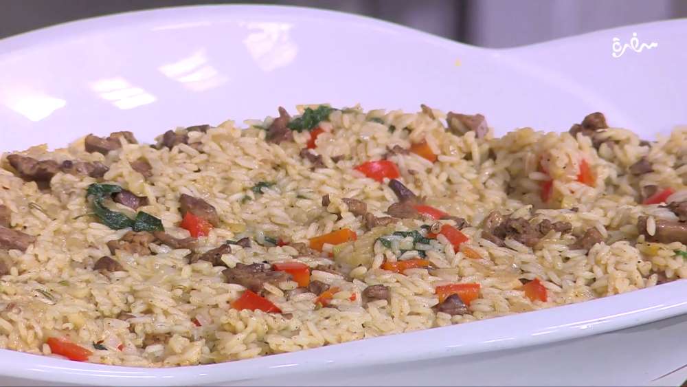 أرز بكبد الدجاج