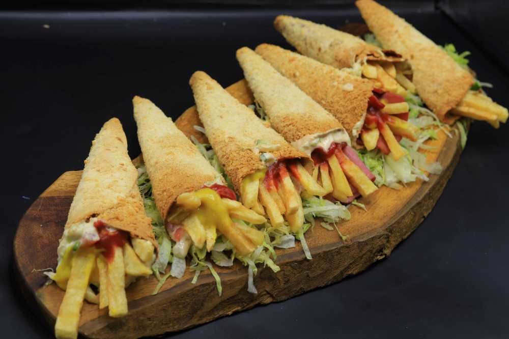 أقماع التورتيلا المقرمشة