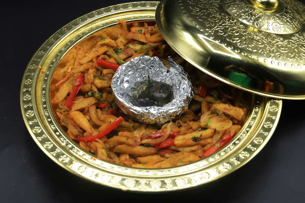 بطاطس بالفحم