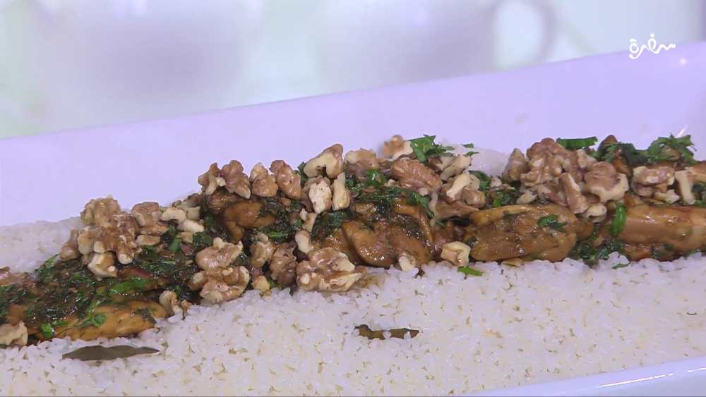 دجاج بالصويا صوص والبرتقال