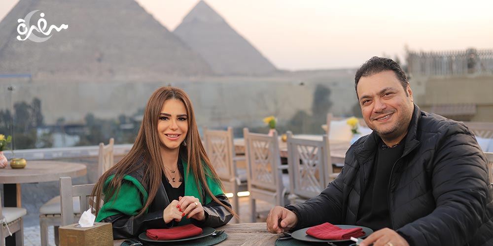 دنيا عبدالعزيز والأكيل مراد مكرم