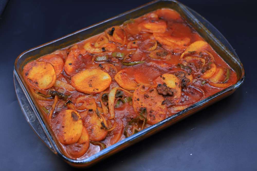 صينية بطاطس باللحمة المفرومة