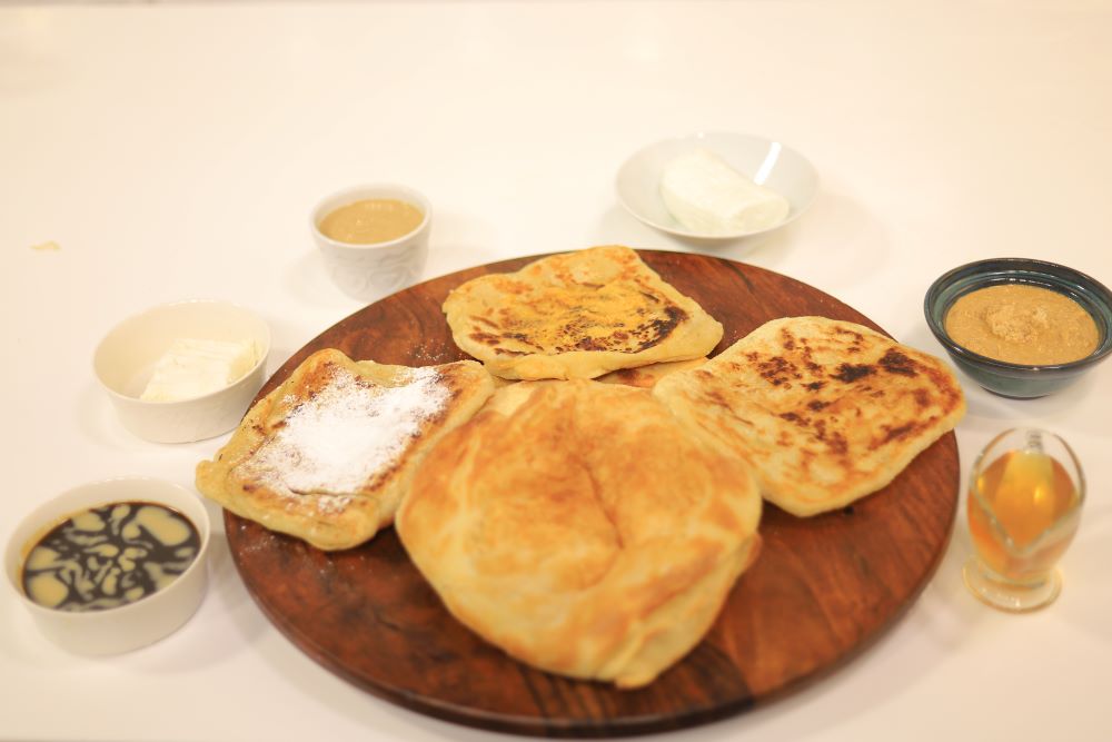 فطير مشلتت بالسكر البودرة