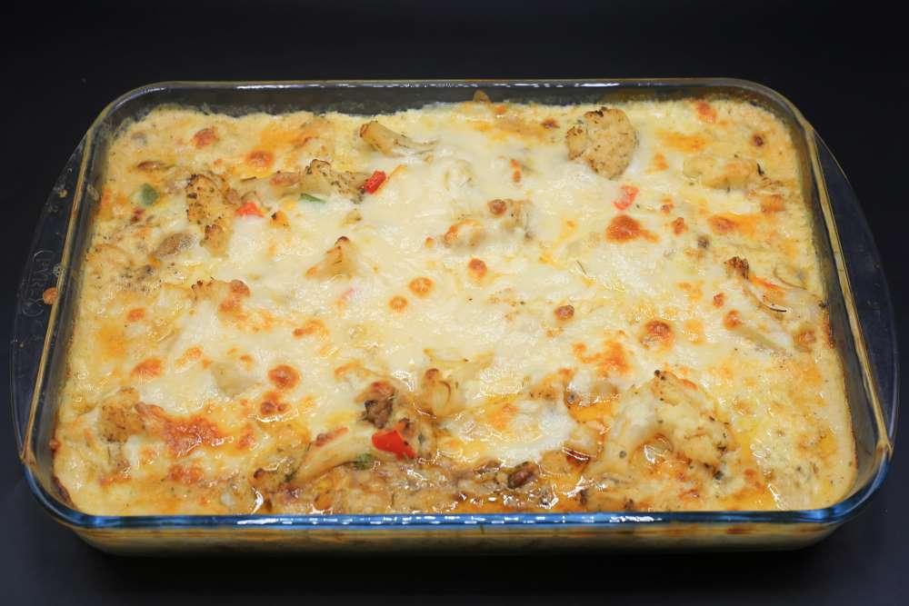 قرنبيط بالبشاميل