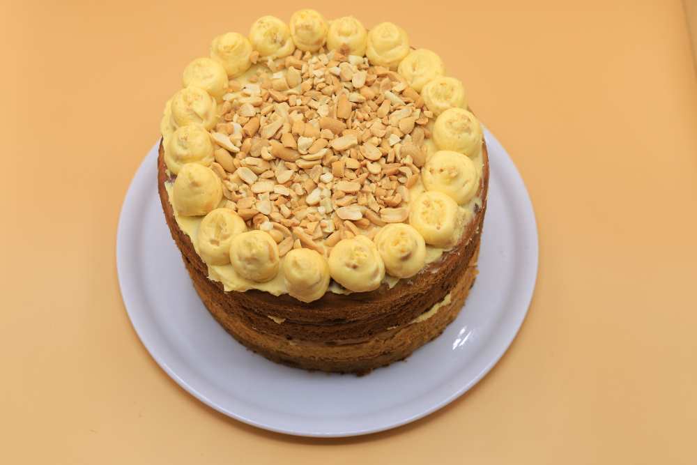 كيكة طبقات البطاطا الحلوة