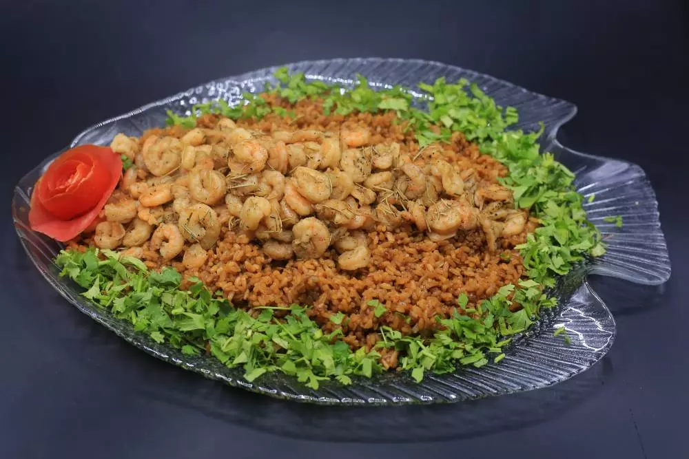 أرز صيادية بالجمبري