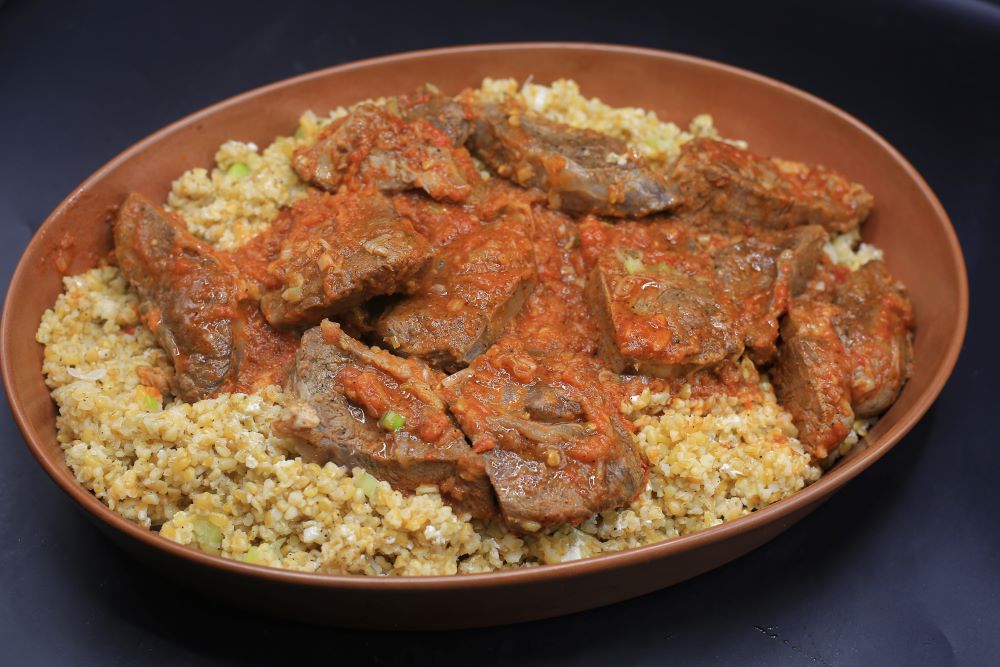 طاجن موزة بالفريك