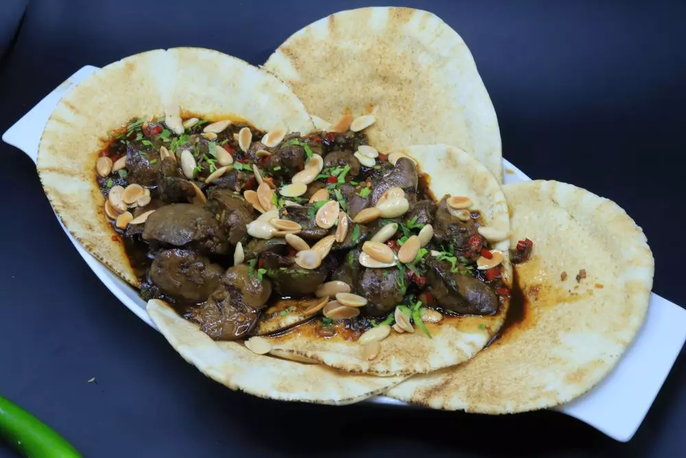 طاسة كبدة بدبس الرمان