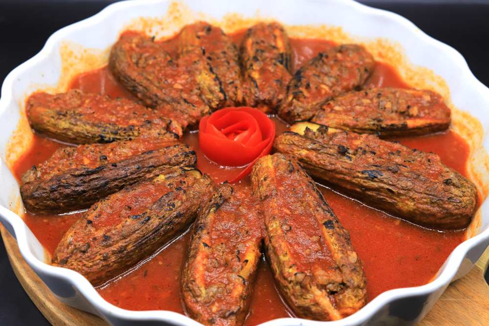 كوسة باللحمة المفرومة