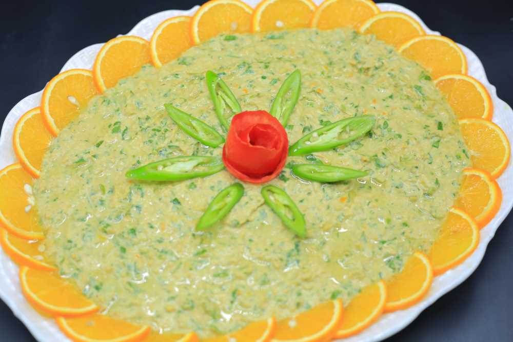 معجون الرنجة بالجرجير والحمص