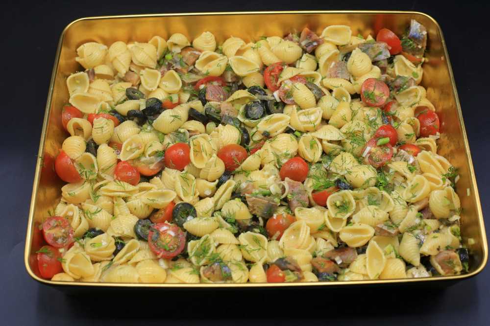 مكرونة بالرنجة