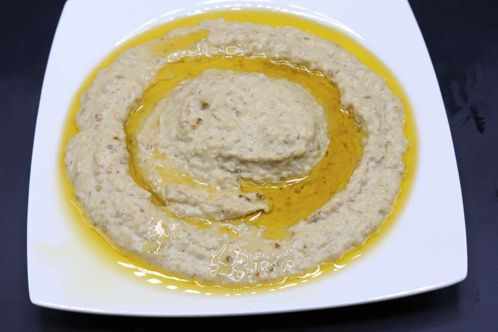 باذنجان بالطحينة