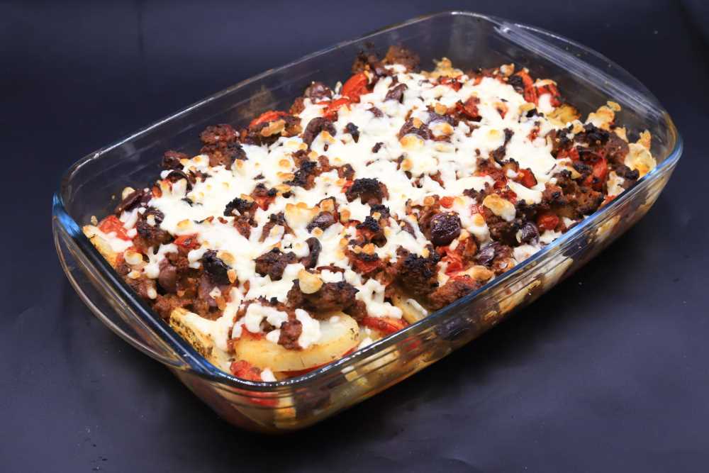 صينية بطاطس باللحمة المفرومة