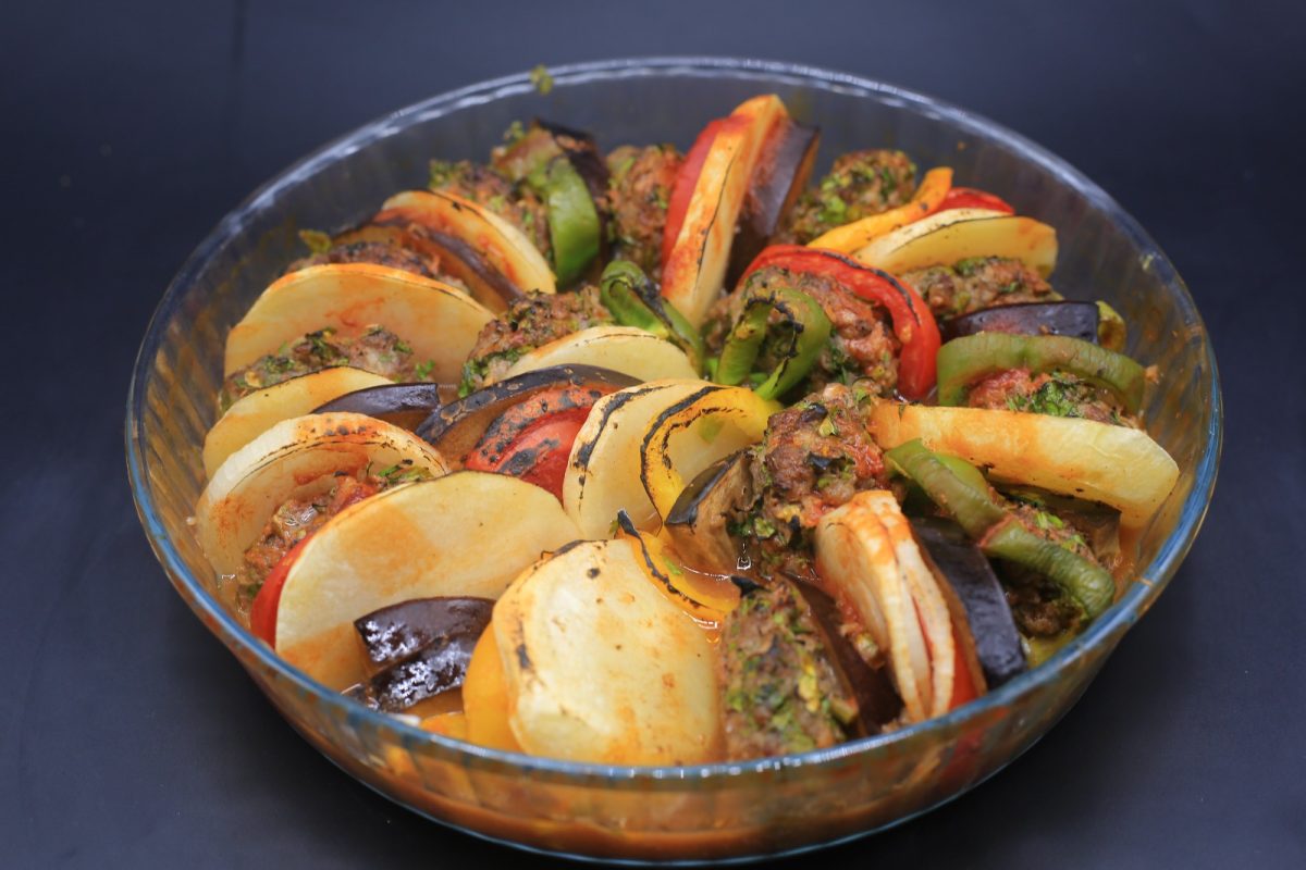 كفتة بالخضار