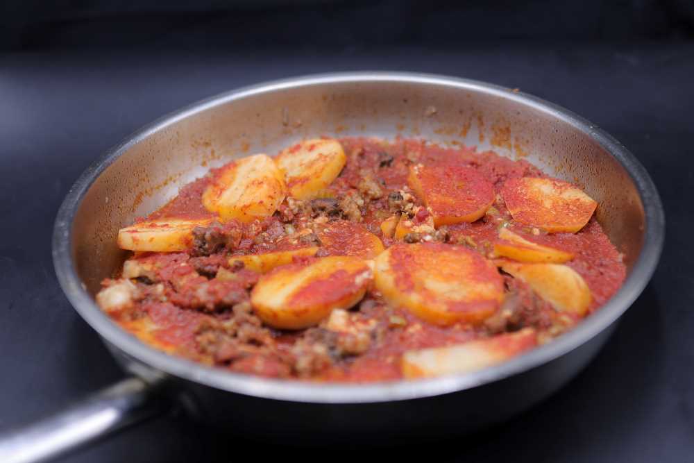 لحمة راس بالبطاطس