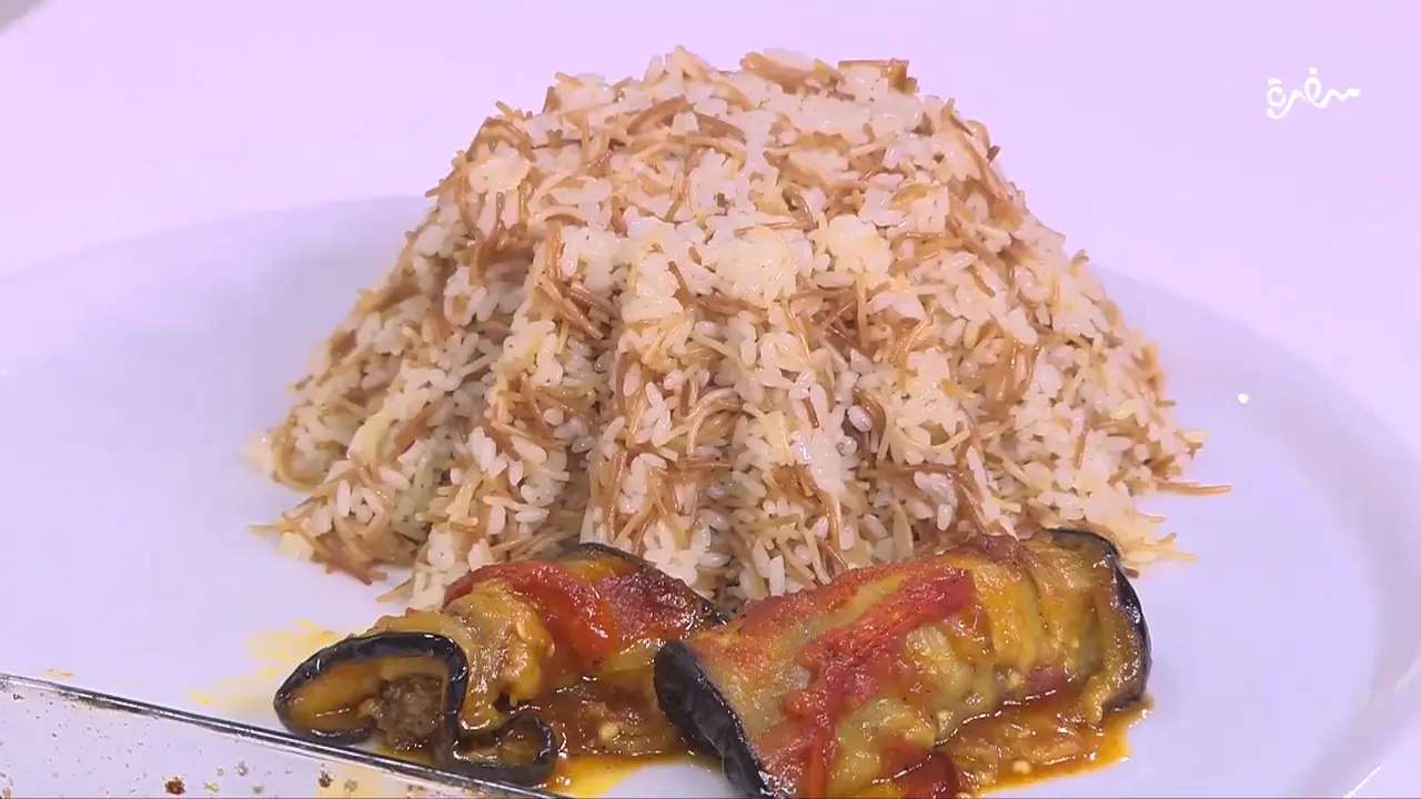 باذنجان باللحمة المفرومة