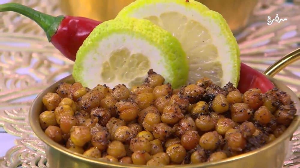 حمص بالشطة والليمون