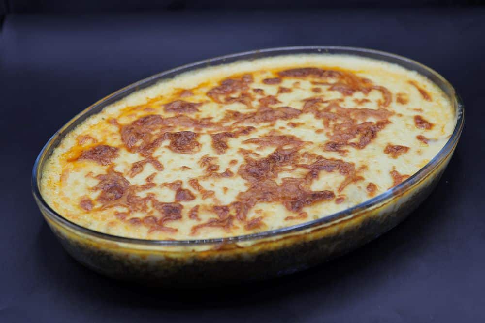 طاجن فريك بالبشاميل