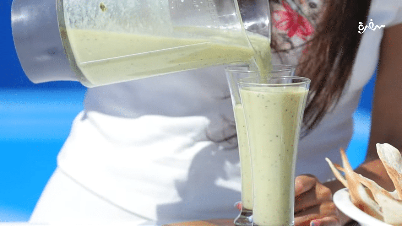 عصير أفوكادو بالكيوي