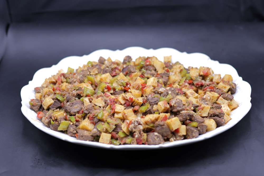 كبدة بالبطاطس