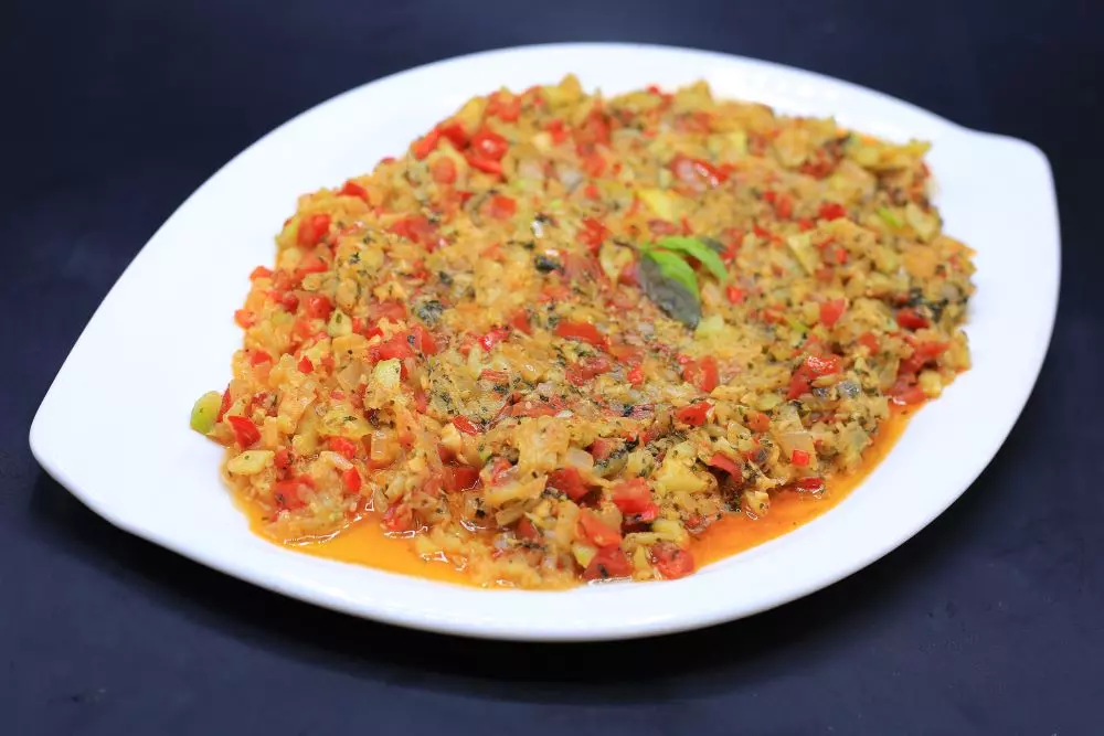 لب الكوسة بالطماطم والنعناع