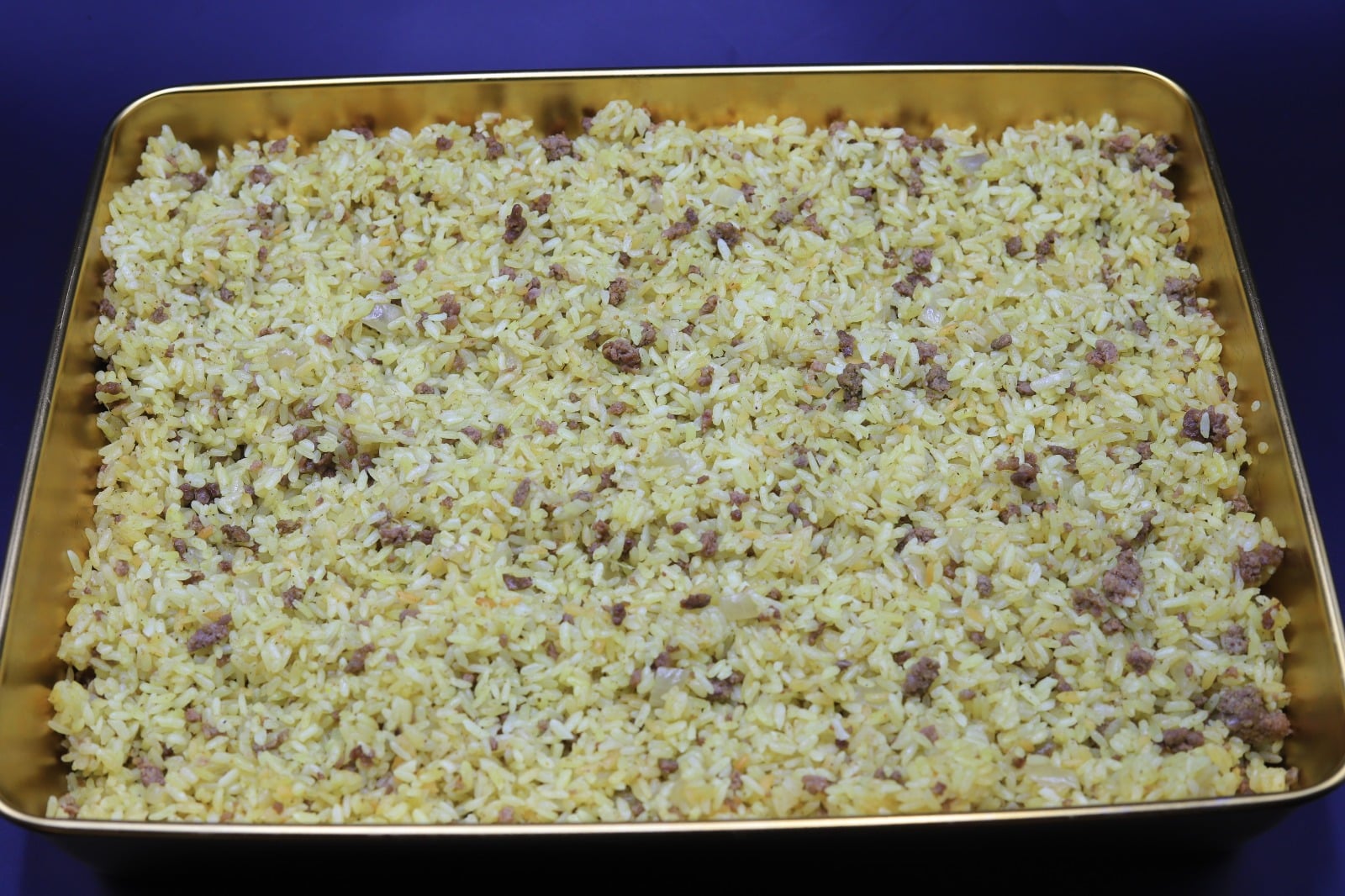 أرز باللحمة المفرومة