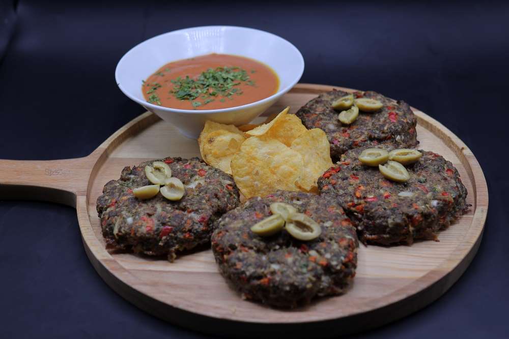 برجر مشوي بالفرن